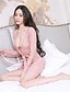 cheap Sexy Lingerie-Women&#039;s Super Sexy Robes Nightwear Striped Blushing Pink / White / Black One-Size