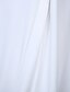 abordables Robes de Soirée-Trompette / Sirène robe ceremonie Robe Une Epaule Sans Manches Traîne Brosse Jersey avec Plissé 2020