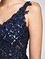 cheap Evening Dresses-A-Line Open Back Prom Formal Evening Dress V Neck Sleeveless Floor Length Chiffon with Appliques