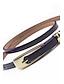 cheap Women&#039;s Belt-Women&#039;s Skinny Belt Weekend Belt Solid Colored / PU / Alloy