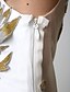 abordables Robes de Soirée-sirène / trompette beau dos transparent vacances cocktail robe de soirée formelle encolure dégagée sans manches traîne tribunal mousseline de soie avec motif / imprimé