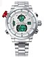 cheap Digital Watches-Men&#039;s Sport Watch Military Watch Analog - Digital Quartz Digital Charm Water Resistant / Waterproof Calendar / date / day Creative / Two Years / Stainless Steel / Japanese