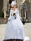 billige Wedding Dresses-Wedding Dresses Ball Gown V Neck Long Sleeve Chapel Train Satin Bridal Gowns With Beading Appliques 2024