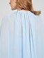 Χαμηλού Κόστους Φορέματα ειδικών περιστάσεων-Ίσια Γραμμή Στρογγυλή Ψηλή Λαιμόκοψη Ουρά Σιφόν Στυλ Διασήμων Επίσημο Βραδινό Φόρεμα με Χάντρες / Ζώνη / Κορδέλα / Πλαϊνό ντραπέ με TS Couture®