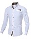 preiswerte Herrenhemden-Herrn Schachbrett - Chinoiserie Baumwolle Hemd, Klassischer Kragen