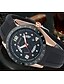 cheap Dress Classic Watches-CURREN Men&#039;s Women&#039;s Sport Watch Fashion Watch Dress Watch Quartz Charm Water Resistant / Waterproof Silicone Multi-Colored Analog - Black Blue Black / White / Calendar / date / day / Large Dial