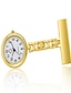 levne Kapesní hodinky-Dámské Unisex Klopové hodinky pro sestry Křemenný Analogové Zlatá Stříbrná