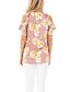 preiswerte T-Shirts für Damen-Damen Blumen-Retro Street Schick T-shirt Ausgehöhlt Rüsche