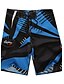 cheap Men&#039;s Swimwear-Men&#039;s Blue Bottoms Swimwear Swimsuit - Pattern Print S M L Blue