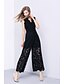 cheap Women&#039;s Jumpsuits &amp; Rompers-Women&#039;s Going out Daily Casual Sexy Solid V Neck Jumpsuits