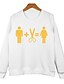 cheap Men&#039;s Hoodies &amp; Sweatshirts-Men&#039;s Long Sleeve Long Sweatshirt Print Round Neck