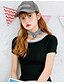 cheap Women&#039;s Sweaters-Women&#039;s Short Sleeve Cotton Pullover - Solid Colored / Summer