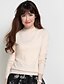 cheap Women&#039;s Sweaters-Women&#039;s Daily Solid Colored Long Sleeve Regular Cardigan, Crew Neck Summer Cotton Light gray / Royal Blue / Lavender L / XL / XXL