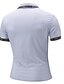 preiswerte T-Shirts &amp; Tank Tops für Herren-Herrn Einfarbig - Freizeit Baumwolle T-shirt, Hemdkragen / Bitte wählen Sie eine Nummer größer als Ihre normale Größe. / Kurzarm