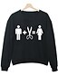 cheap Men&#039;s Hoodies &amp; Sweatshirts-Men&#039;s Long Sleeve Long Sweatshirt Print Round Neck