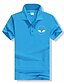billige Poloskjorter til herrer-Skjortekrage Polo Herre - Ensfarget, Trykt mønster Sport / Kortermet