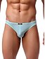 cheap Men&#039;s Briefs Underwear-Men&#039;s Solid Colored Light Blue Army Green Royal Blue M L XL