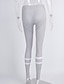 cheap Leggings-Women&#039;s Print Legging - Striped White Black S M L