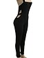 cheap Women&#039;s Jumpsuits-Women&#039;s Jumpsuit Solid Colored Strapless Daily Loose Skinny Sleeveless Black Wine S M L