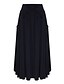 זול תחתונים במידות גדולות-בגדי ריקוד נשים נדנדה חצאיות יומי אחיד פול שחור אפור מידה אחת