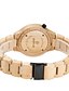 abordables Montres de Luxe Homme-Homme Montre en Bois Japonais Quartz en bois Bois Bande Luxe Elégant Marron Ivoire