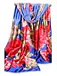 cheap Women&#039;s Scarves-Women&#039;s Voile Rectangle Print Spring Fall Purple Fuchsia Wine Khaki Royal Blue