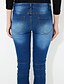 voordelige Damesbroeken-Dames Zwangerschap Skinny / Jeans Broek Print Blauw M