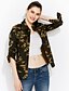 cheap Women&#039;s Blazers &amp; Jackets-Women&#039;s Casual/Daily Vintage / Street chic Fashion All Match Jackets Camouflage Shirt Collar Long Sleeve Spring / Fall