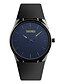 cheap Dress Classic Watches-SKMEI Men&#039;s Wrist Watch Japanese Quartz Quilted PU Leather Black 30 m Water Resistant / Waterproof Cool Analog Classic Minimalist Dress Watch - Black Blue Golden Two Years Battery Life / Maxell626