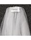 Недорогие Свадебные вуали-Два слоя Кружевная кромка Свадебные вуали Соборная фата с Вышивка / Аппликации Кружева / Тюль / Классическая