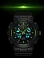 cheap Sport Watches-Men&#039;s Sport Watch Military Watch Smartwatch Quartz Digital Charm Water Resistant / Waterproof Analog - Digital Blue Green Gray / Silicone / Two Years / Alarm / Calendar / date / day / LED