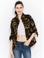 cheap Women&#039;s Blazers &amp; Jackets-Women&#039;s Casual/Daily Vintage / Street chic Fashion All Match Jackets Camouflage Shirt Collar Long Sleeve Spring / Fall