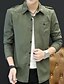 cheap Men&#039;s Shirts-Men&#039;s Work Vintage / Casual / Street chic Plus Size Cotton Shirt - Solid Colored / Camo / Camouflage Print Classic Collar / Long Sleeve / Fall / Winter