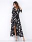 cheap Women&#039;s Dresses-Women&#039;s Daily / Holiday / Going out Vintage / Boho Maxi Sheath / Swing Dress - Floral Deep V Summer White Red Yellow M L XL / Club / Beach