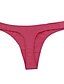 cheap Panties-Women&#039;s Solid G-strings &amp; Thongs Panties Thin 6 pcs Rainbow