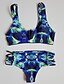 cheap Women&#039;s Swimwear &amp; Bikinis-Women&#039;s Bandeau Bikini Floral Geometric Sport Print