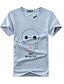 cheap Men&#039;s Casual T-shirts-Men&#039;s T shirt Tee Graphic Round Neck White Black Gray Navy Blue Short Sleeve Plus Size Daily Weekend Stylish Print Slim Tops Cotton Active / Summer / Summer
