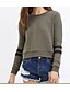 cheap Women&#039;s Hoodies &amp; Sweatshirts-Women&#039;s Fashion Cotton Sweatshirt - Solid Colored, Chiffon / Fall / Winter