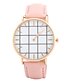 cheap Quartz Watches-Women&#039;s Wrist Watch Quartz Quilted PU Leather Black / White / Pink Analog Candy color Casual Elegant Fashion - Black Pink Brown One Year Battery Life / Tianqiu 377