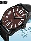رخيصةأون Montre Sport Homme-Men&#039;s Sport Watch Military Watch Smartwatch Quartz Digital Ladies Calendar / date / day Analog Black Yellow Red / Genuine Leather / Genuine Leather / Large Dial