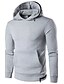 cheap Men&#039;s Hoodies &amp; Sweatshirts-Men&#039;s Sports Simple Long Sleeve Hoodie - Solid Colored Hooded Black / Spring / Fall