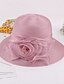 cheap Women&#039;s Hats-Women&#039;s Floppy Hat Cute Organza Flower - Patchwork Mixed Color Spring &amp;  Fall Summer Red Blushing Pink Fuchsia