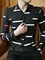 cheap Men&#039;s Shirts-Men&#039;s Cotton Shirt - Geometric Classic Collar / Long Sleeve / Spring / Fall
