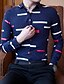 cheap Men&#039;s Shirts-Men&#039;s Cotton Shirt - Geometric Classic Collar / Long Sleeve / Spring / Fall