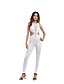 cheap Women&#039;s Jumpsuits &amp; Rompers-Women&#039;s Going out Club Holiday Casual Sexy Street chic Solid Round Neck Jumpsuits,Skinny Sleeveless Summer Polyster