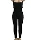 cheap Women&#039;s Jumpsuits-Women&#039;s Jumpsuit Solid Colored Strapless Daily Loose Skinny Sleeveless Black Wine S M L