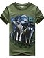 cheap Men&#039;s Casual T-shirts-Men&#039;s T shirt Tee Solid Colored Round Neck Green White Black Blue Khaki Short Sleeve Plus Size Daily Weekend Print Slim Tops Cotton / Summer / Summer