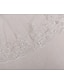 cheap Wedding Veils-One-tier Lace Applique Edge Wedding Veil Chapel Veils with Sequin / Appliques Tulle / Oval