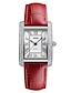 baratos Relógios de quartzo-SKMEI Mulheres Relógio de Pulso Japanês Impermeável / Legal Couro Banda Fashion Preta / Branco / Vermelho