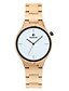 cheap Luxury Watches-Men&#039;s Wood Watch Japanese Quartz Wooden Wood Band Luxury Elegant Brown Ivory